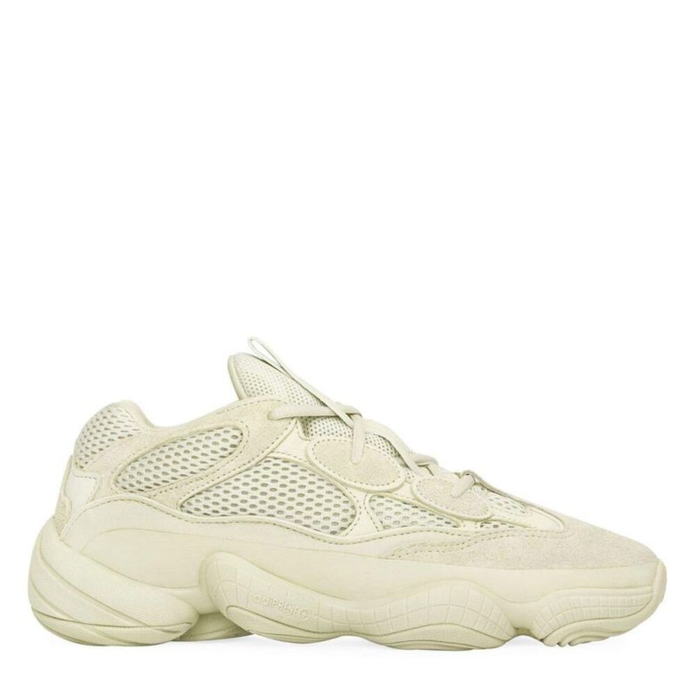 Yeezy Mens 500 Suede Panel Sneakers / Yellow